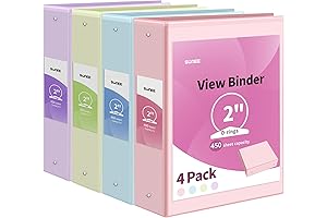 Sunee's Must-Have 3-Ring Binder: 2'' Capacity for Seamless Organization