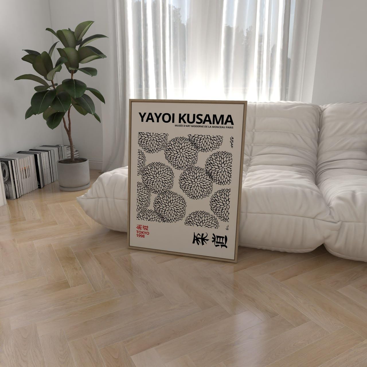 ARTINSPIRIO Poster Yayoi Kusama, senza cornice, 70 x 100 cm