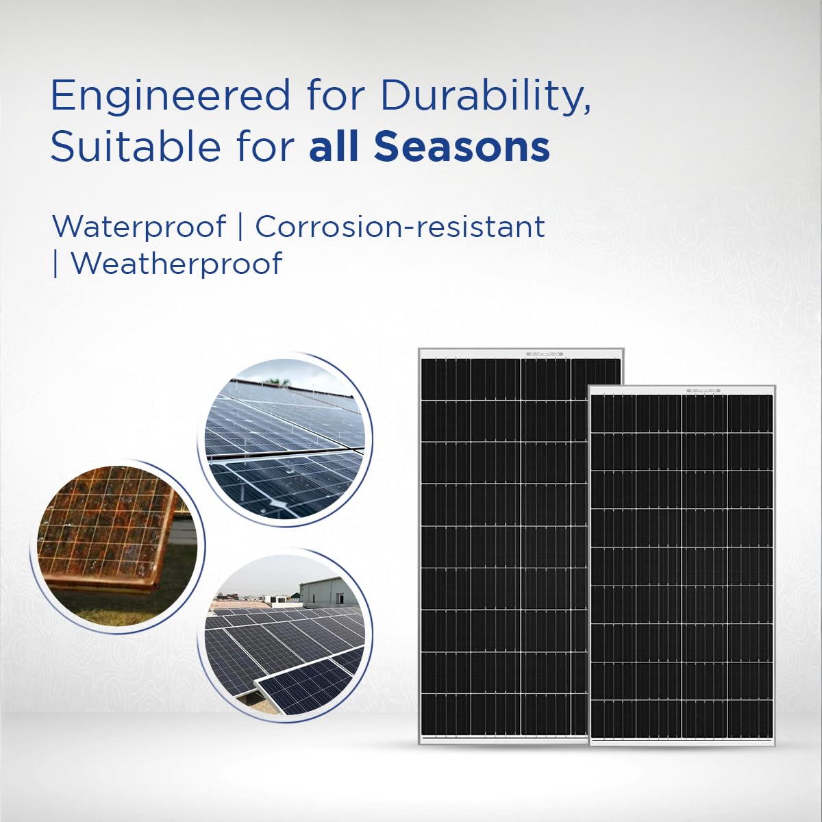 Eastman EMP210W - 210W Mono Perc Non-DCR Solar Panel (Pack of 2) Suitable for Home, Office & Shops | 5 Years Product Warranty | 25 Years Performance Warranty | Superior Low Light Performance - Image 4 thumbnail