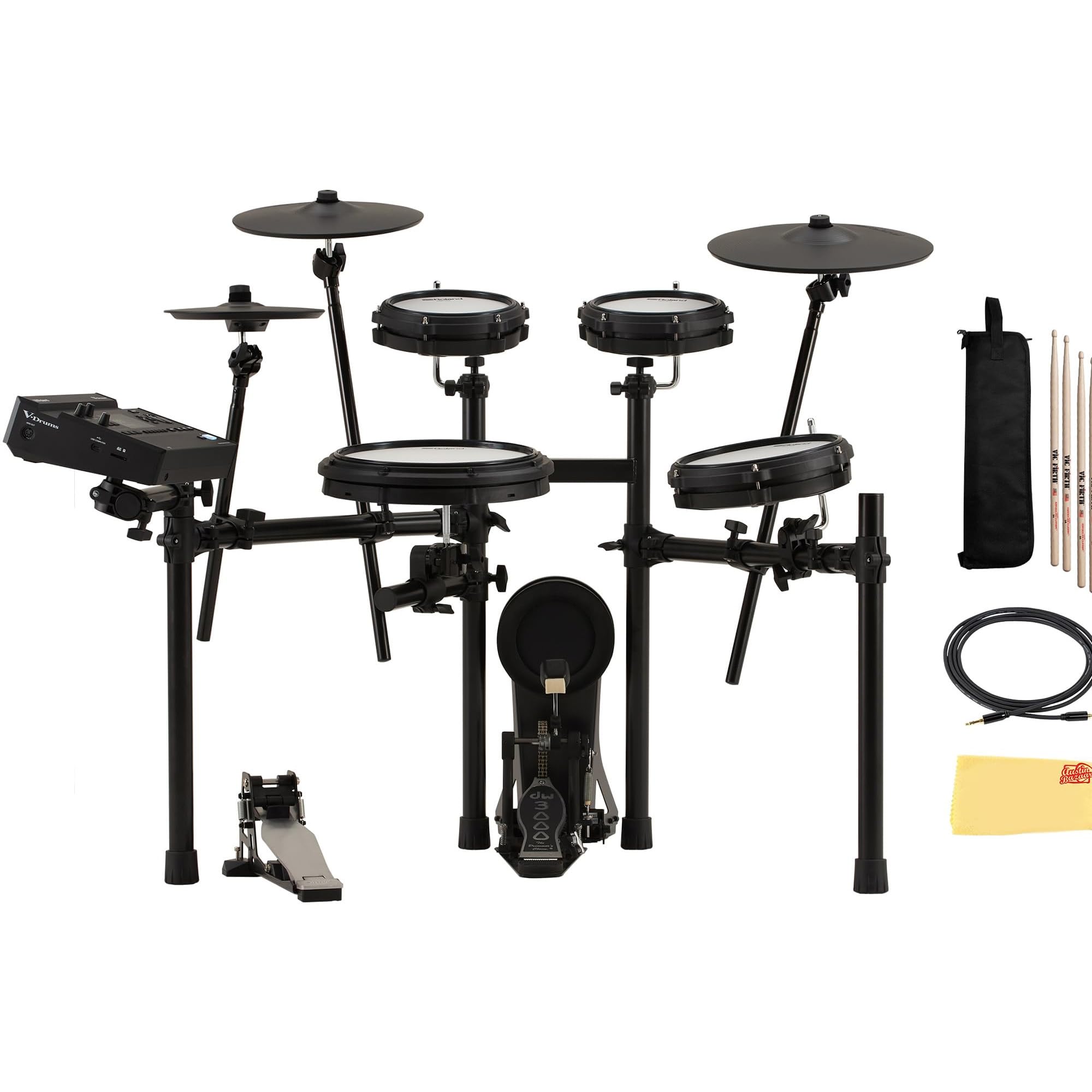 Amazon.com: Roland TD313 V-Drums Electronic Drum Kit Bundle with