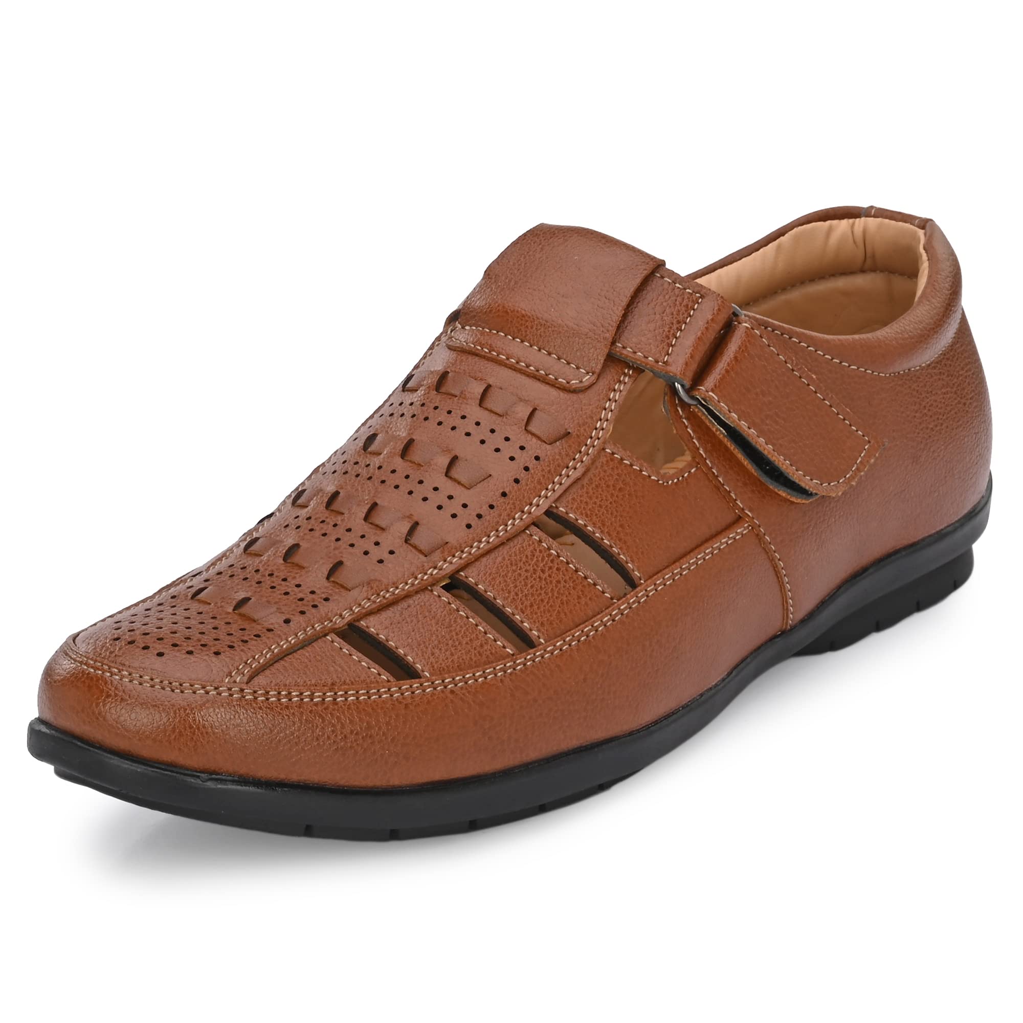 centrino Fisherman Sandal for Men | Soft Cushioned Insole for All-Day Comfort | Durable Design with Adjustable Straps | Perfect for Outdoor, Casual & Summer Wear 6401-picture-12