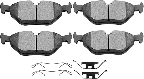 SCITOO Pastillas de freno de cerámica, 4 piezas de pastillas de freno traseras para BMW 318is, 318ti, 3i, 323Ci, 323i, 323is, 325Ci, 325i, 325is,