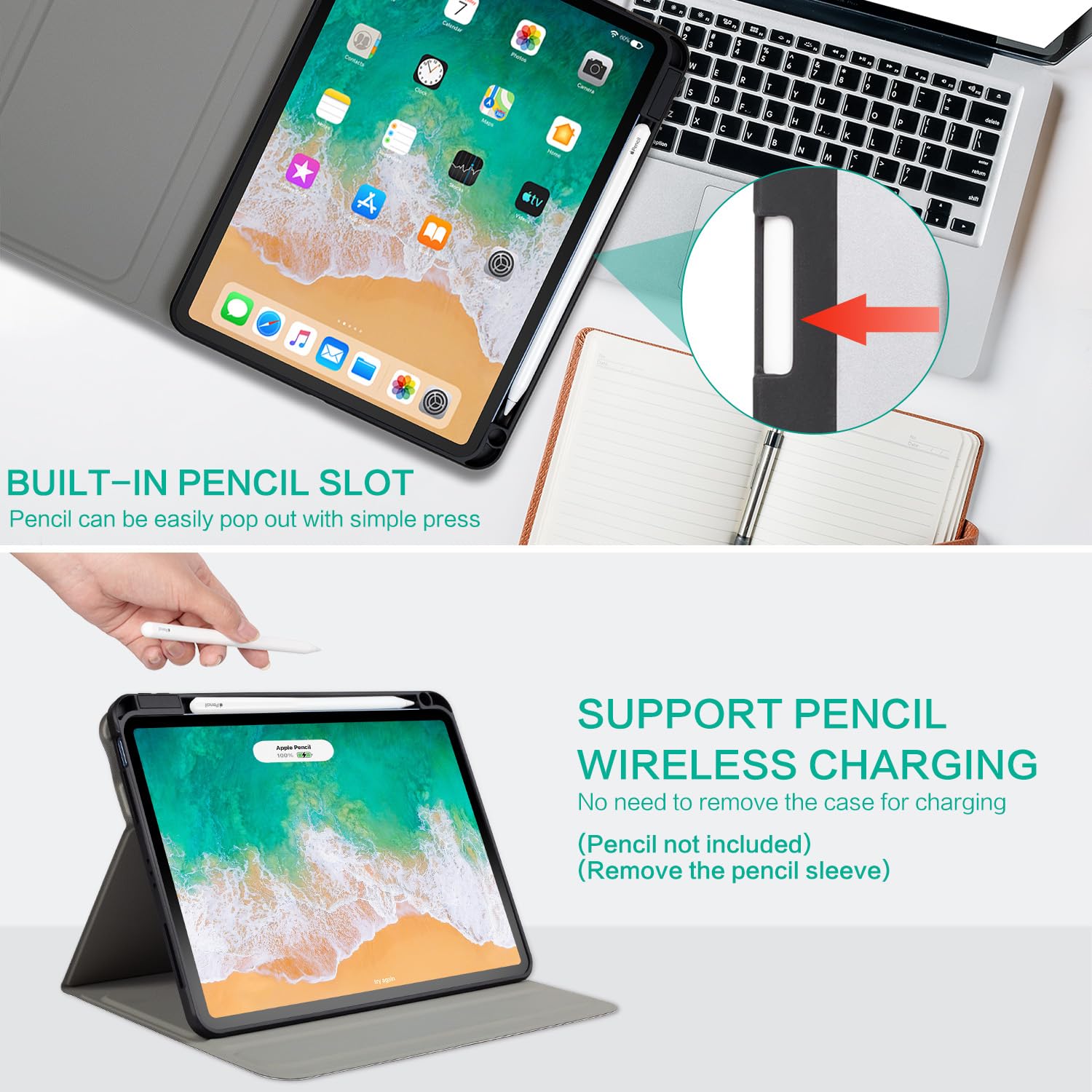 Amazon.com: Lalumix for iPad Air M4/M3/M2 11 Inch Case 2026/2025