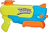 Nerf Super Soaker Wave Spray Water Blaster - Wild Wavy Stream, 30oz Tank, Epic Outdoor Soakage for Kids & Families