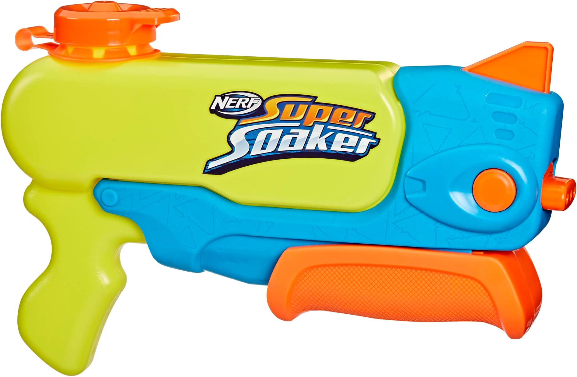 NERF Super Soaker Wave Spray Water Blaster, Wild Wave Soakage, Nozzle Moves to Create Wavy Stream, Outdoor Games and Water Toys