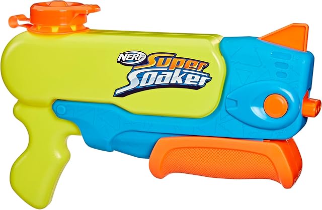 Wyrzutnia wodna Nerf Super Soaker Wave Spray, dysza porusza się, tworząc szaloną falę wody, gry na świeżym powietrzu i wodne zabawki
