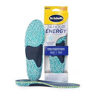Dr Scholls 24-Hour Energy Multipurpose Insoles Returns Energy with Every Step Relieves Foot Pressure Tired Achy Feet Memory