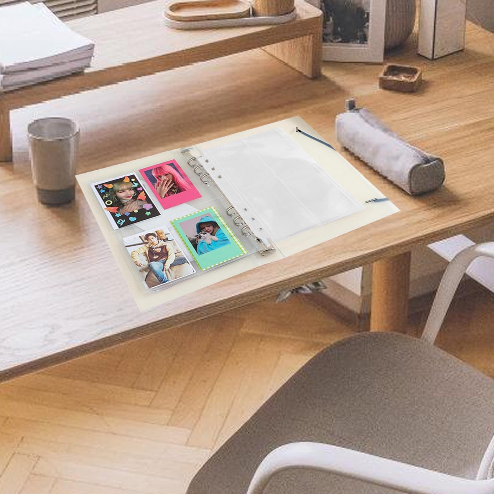 Amazon.co.jp: フォトカードブック、3 インチフォトアルバムスリーブ