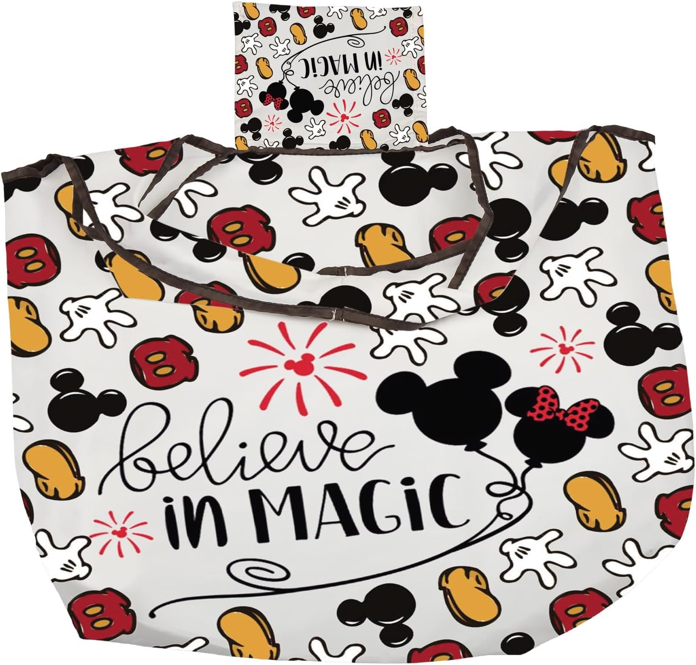 CMNIM Cartoon Mouse Foldable Tote Bag Cartoon Inspired Gift for Women Fans Friends Mouse Lover Gifts I Believe in Magic Bag - Image 5