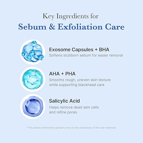 Miniatura 4 de medicube Limpiador profundo facial Zero Pore Clear Blue Capsule, para textura de piel, puntos negros y cuidado de poros, suave, AHA, BHA y PHA para