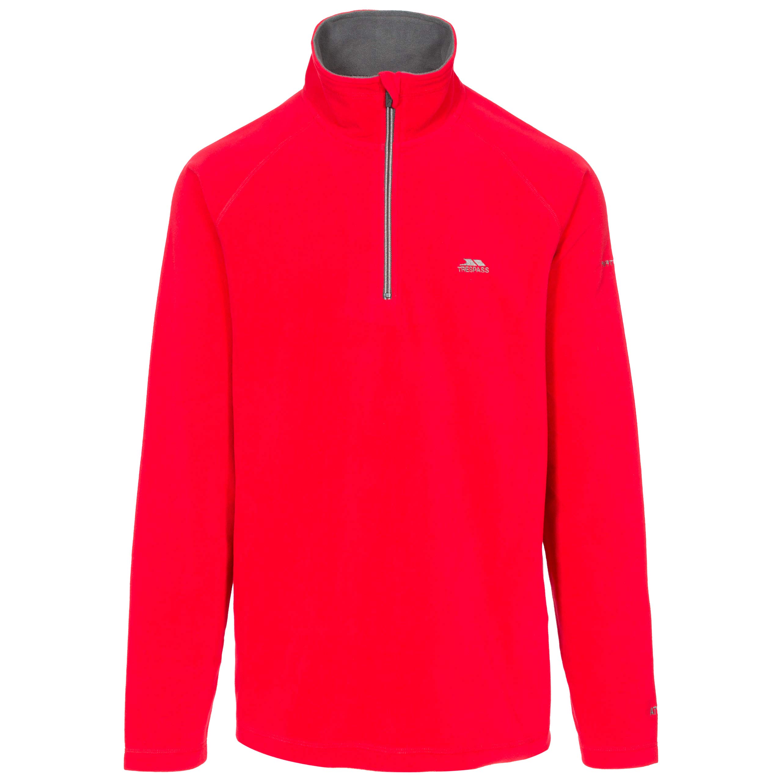 Trespass (L, ) Mens Fleece Top - Blackford Red