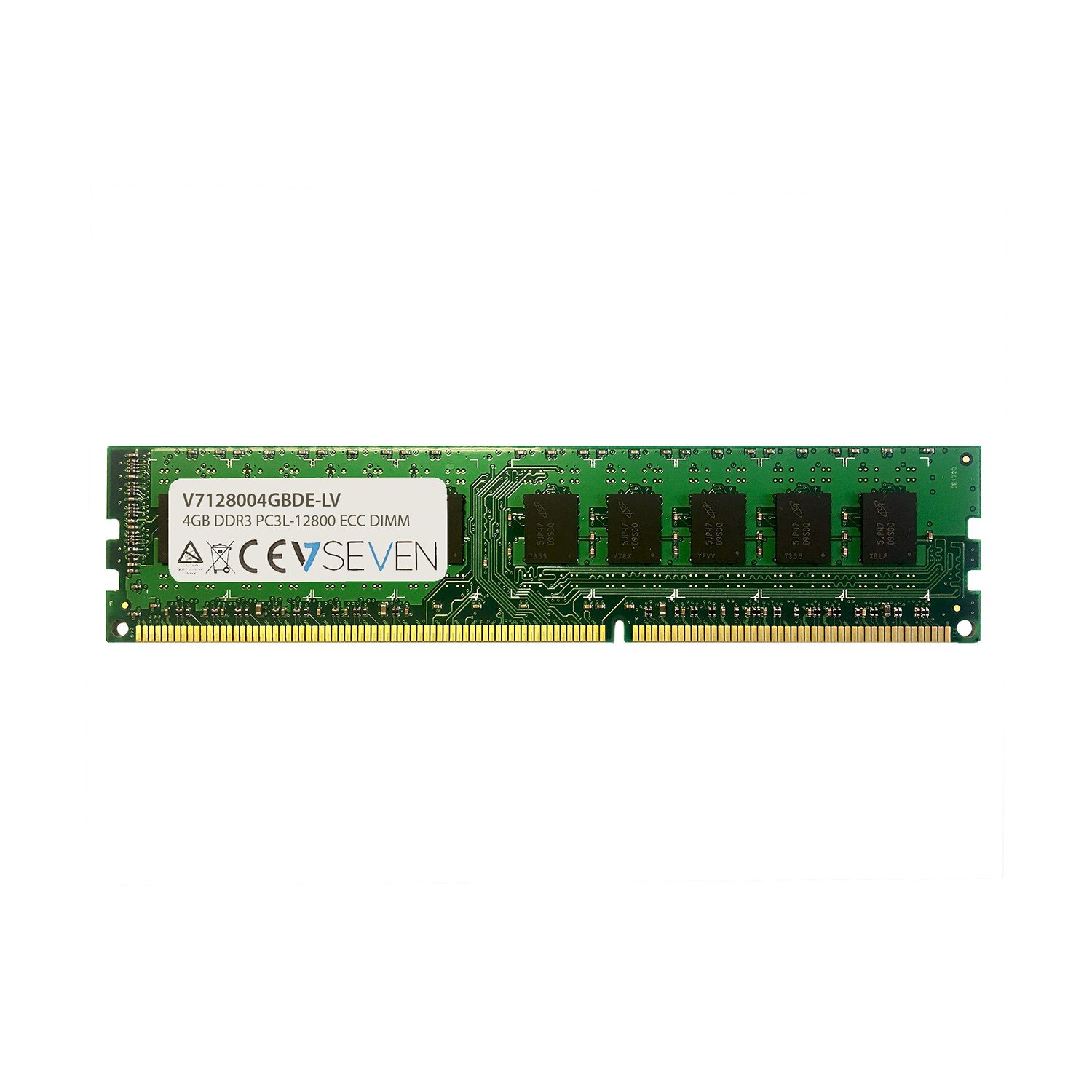 V7 V7128004GBDE-LV Desktop DDR3 DIMM pamięć RAM 4 GB (1600 MHz, CL11, PC3L-12800, 240pin, 1,35 V, niskie napięcie)