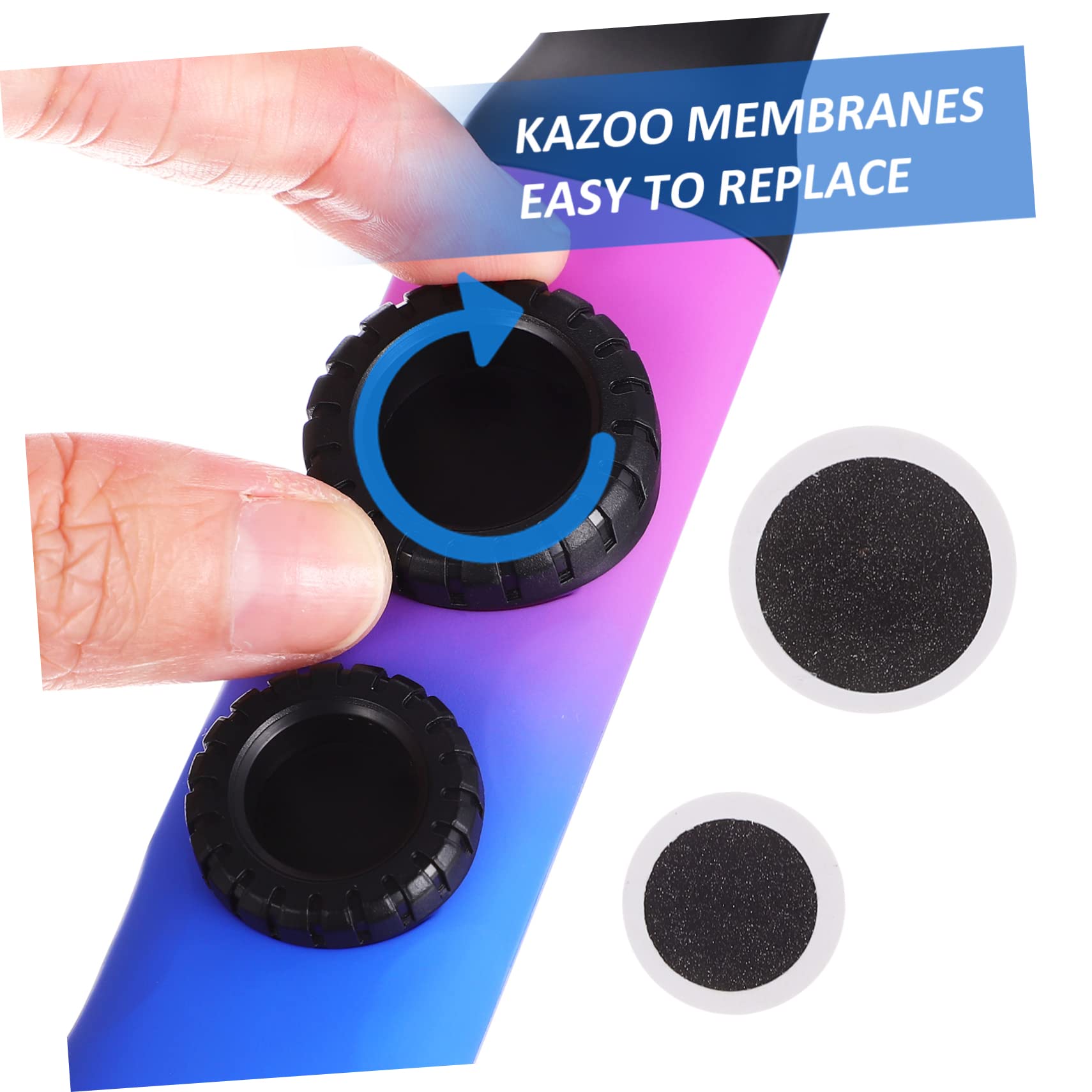 Abaodam 4 Juegos kazoo mirlitón mirlitones simples instrumento musical juguetes musicales Instrumento de bolsillo juguete musical abdominales