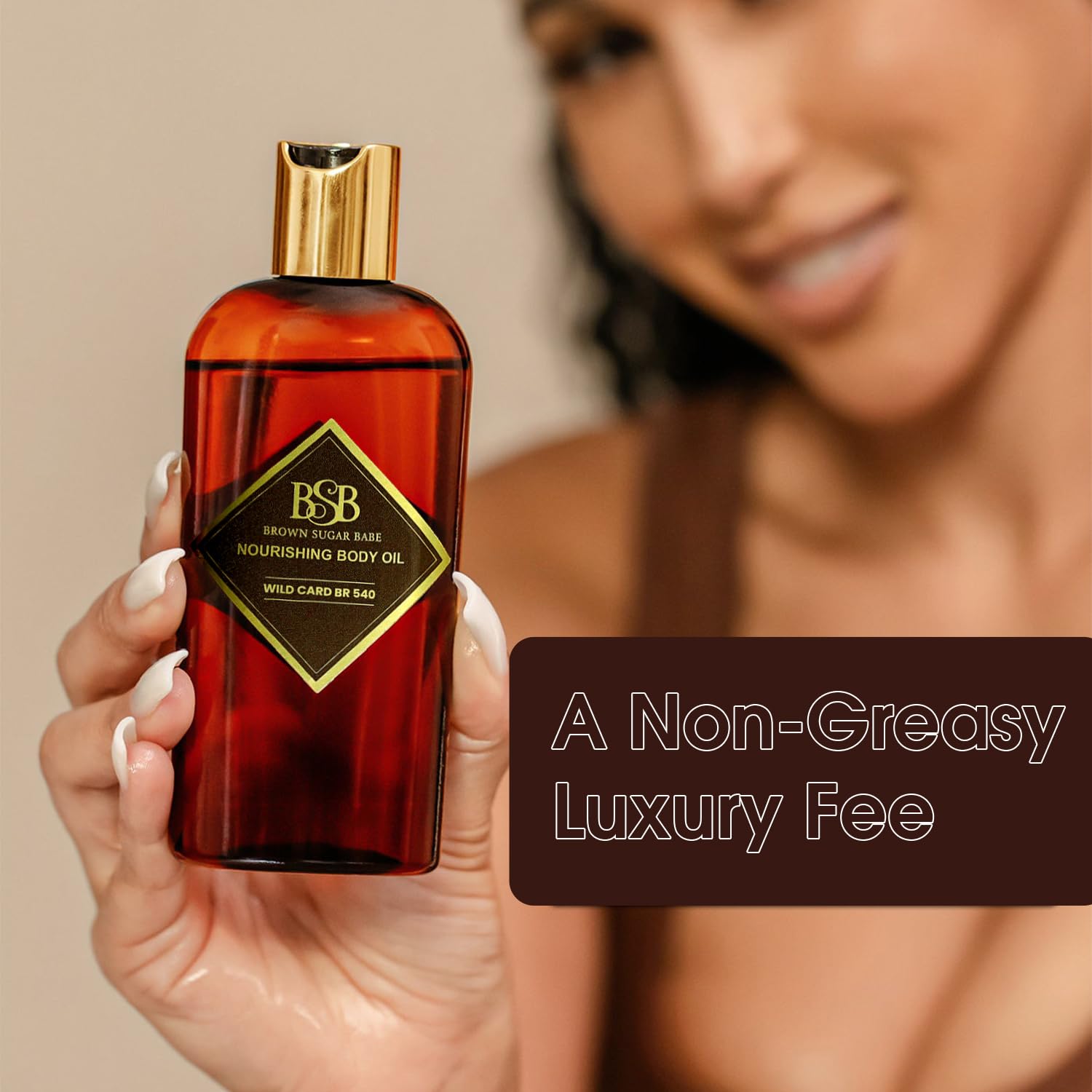Brown Sugar Babe Wild Card Body Oil, Nourishing Oil for Women with Jasmine Perfume Oil and Cedar, Scented Skin Care, Paraben Free, Body-Oil Perfume, Phthalates Free, Made in USA