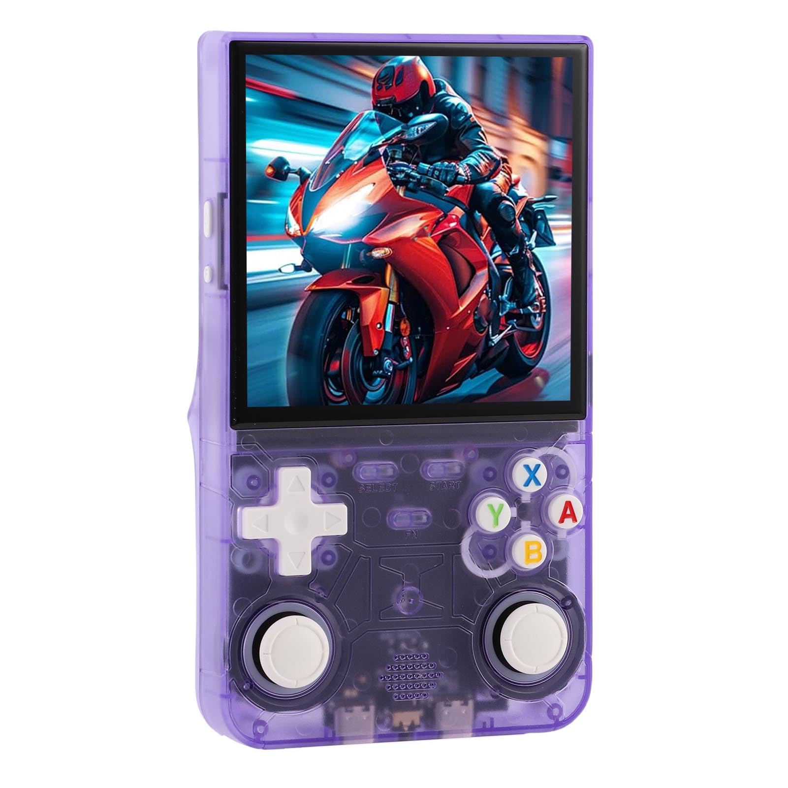 Console di Gioco Portatile Portatile Console di Gioco retrò con Doppio Joystick e Schermo da 4 Pollici per, Batteria da 3500 MAh (64G)