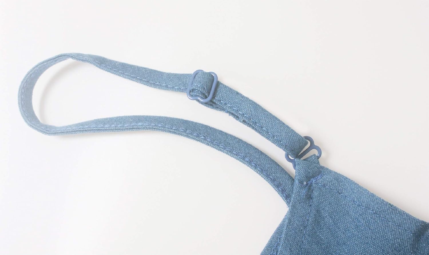 SeNight Women's Sexy Maxi Denim Dresses Casual Spaghetti Strap Striped Long Sundress Wiht Pockets - Image 4