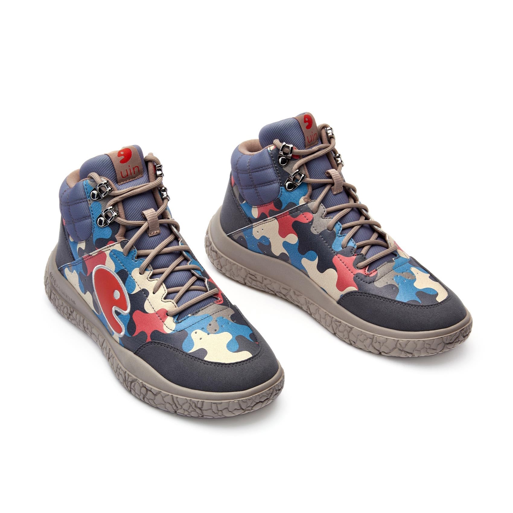 UIN Women's High Top Fashion Sneakers Skate Walking Art Travel Shoes Bardenas ? My Military Life (5.5)