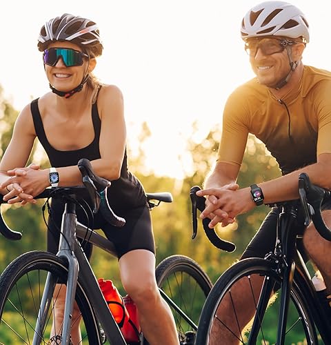 Miniatura 7 de TreasureMax Correa deportiva compatible con correas de Apple Watch de 1.49, 1.57, 1.61, 1.65, 1.73, 1.77 y 1.73 pulgadas, correa de silicona suave