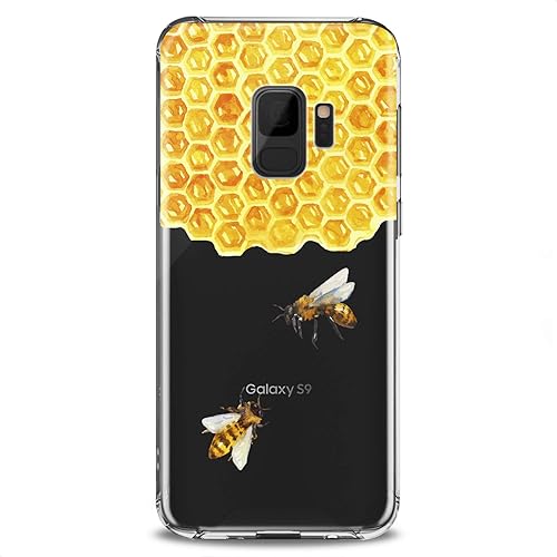 Miniatura 9 de Cavka Funda compatible con Samsung S23 S22 Plus S21 FE Ultra S20+ S10 Note 20 5G S10e S9 con estampado de silicona flexible con estampado de