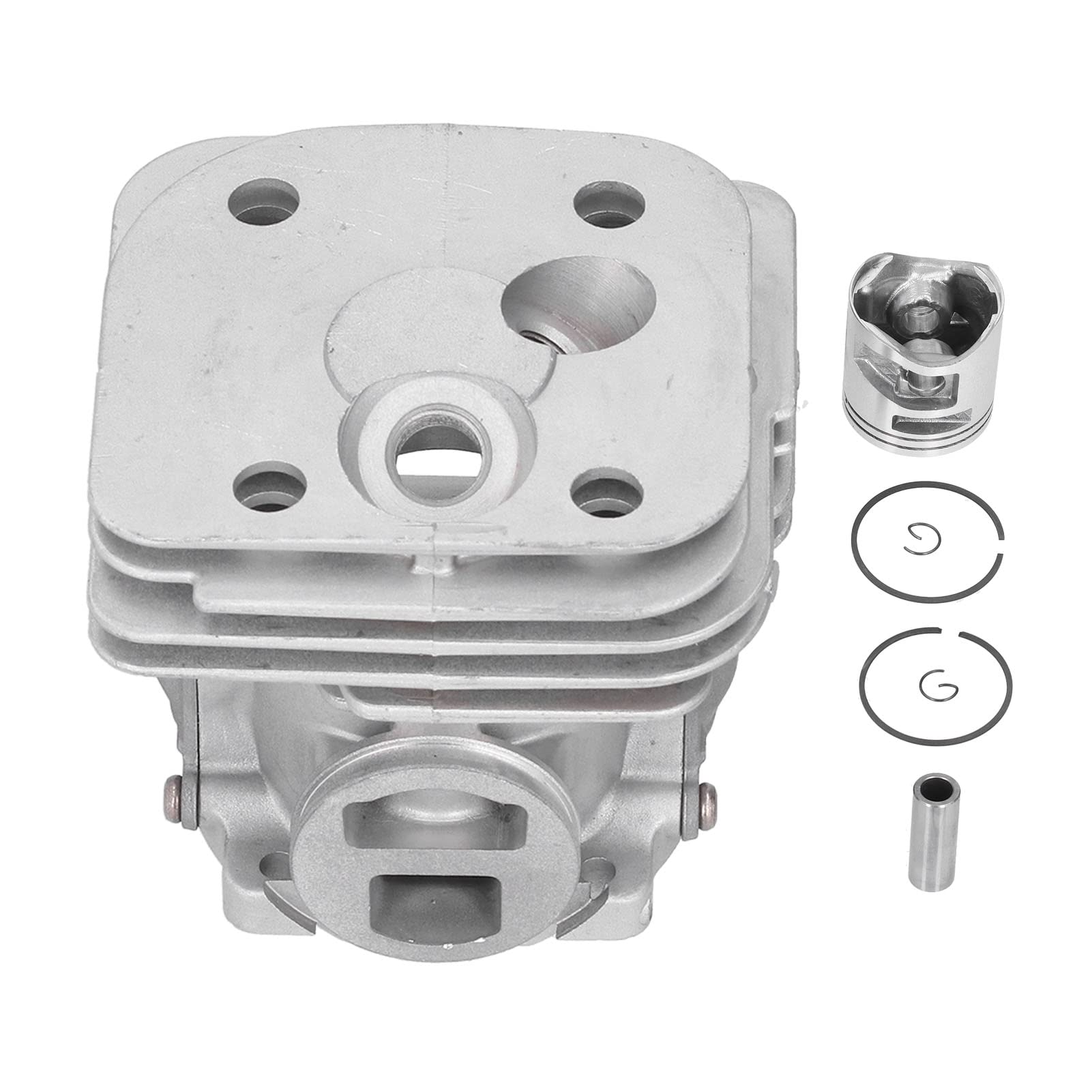 Juego de Pistones Cilíndricos de 50 Mm de para Motosierras, Excelentes Piezas de Repuesto para 372XP 372 365 X-TORQ, Fácil Instalación para Reparación de Motosierras de Bricolaje