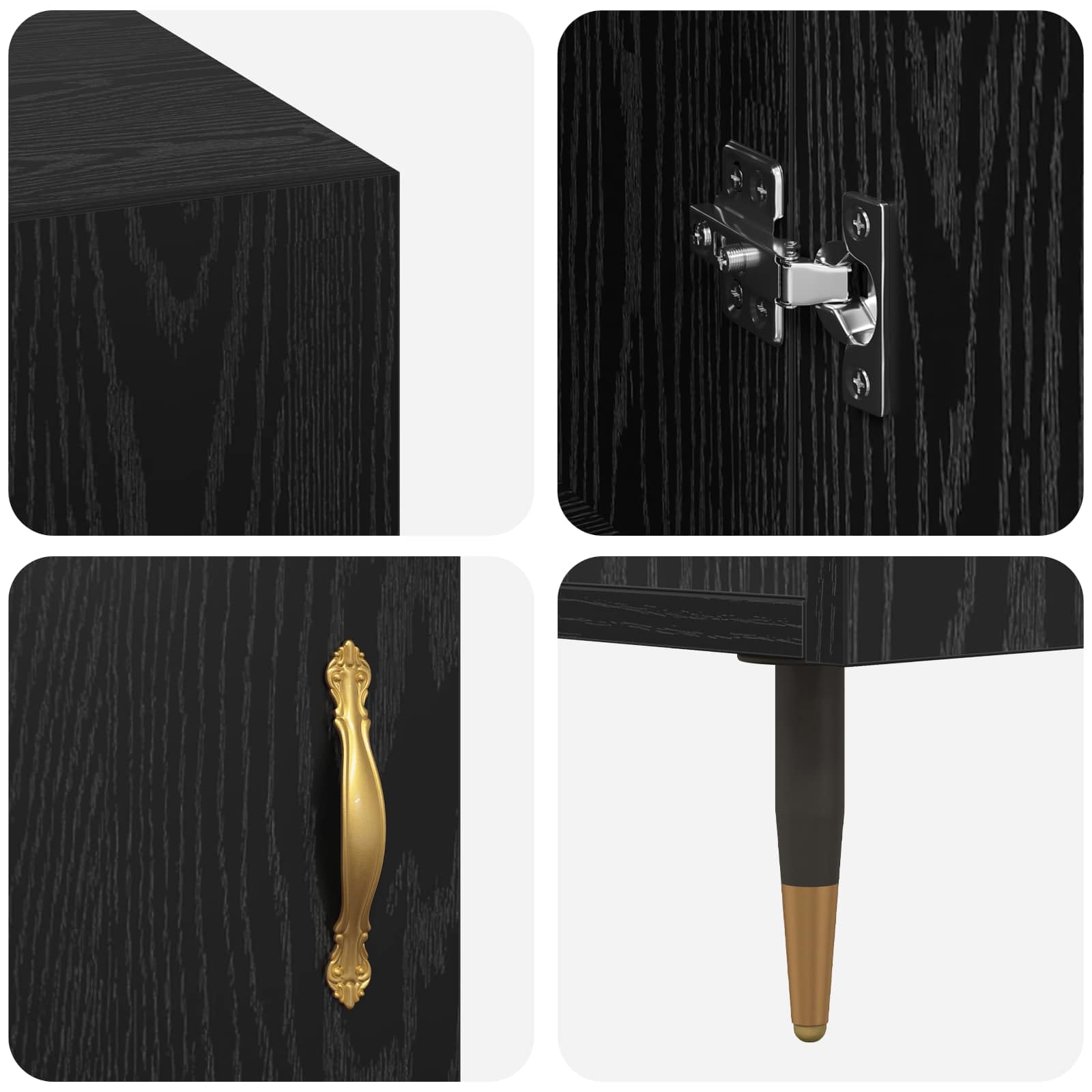 Scrivania rovere nero in legno ingegnerizzato 140 x 50 x 75 cm con ripiano e cassetto per ufficio studio smartworking casa gaming