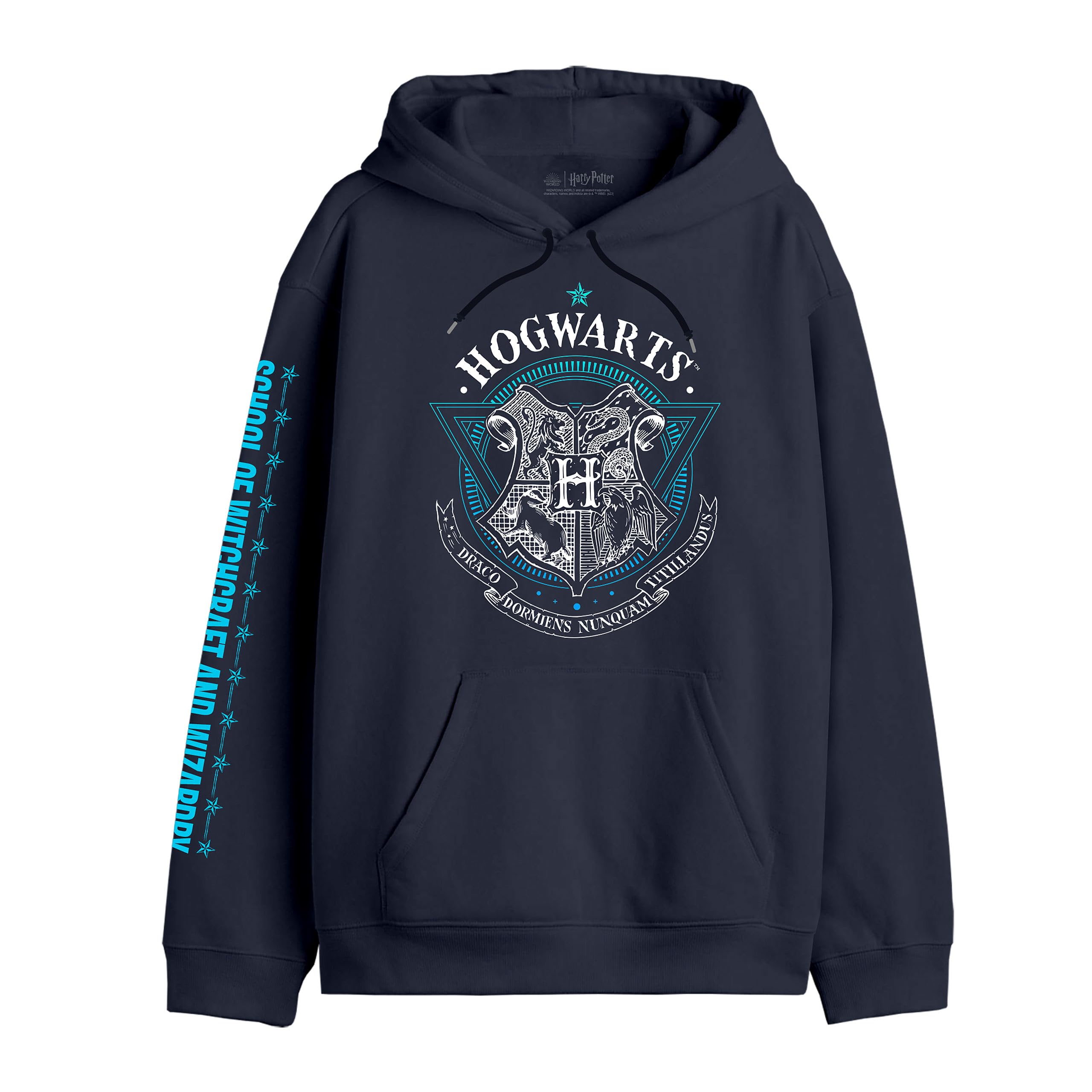 Elbenwald Harry Potter - Sudadera con capucha para hombre y mujer, unisex, algodón, color rojo y azul