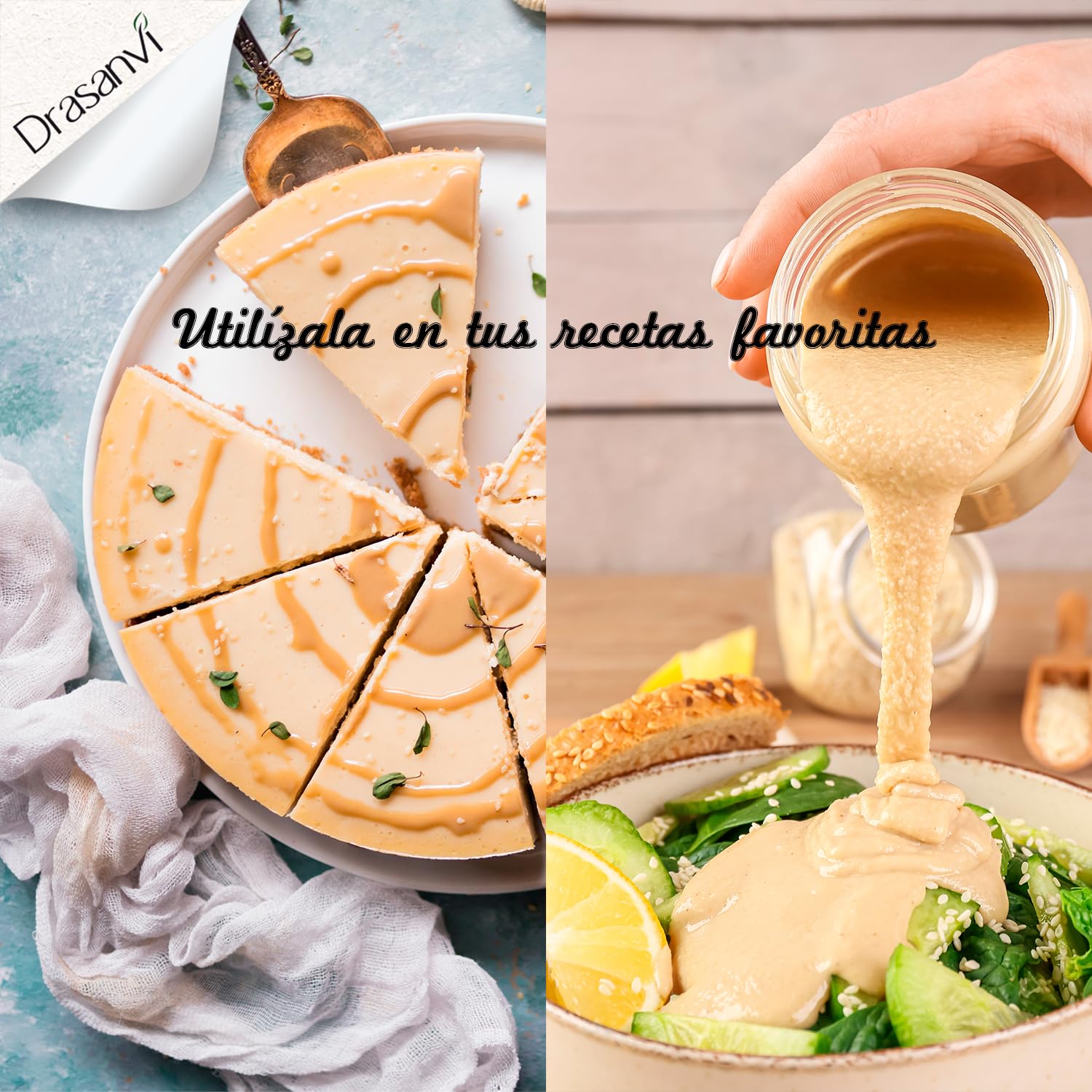 Ecosana TAHÍN Certificado Bio by DRASANVI - Vegano - SIN Gluten - 350g