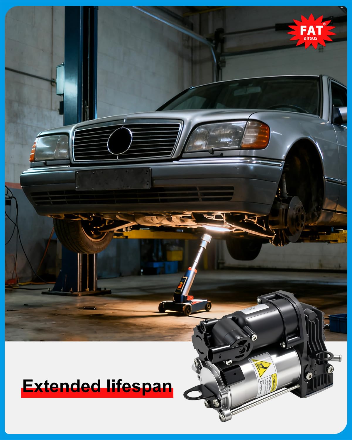 Pompa del compressore della sospensione dell'aria per montare Mercedes Benz W164 X164 GL350 GL450 GL550 ML350 ML450 ML500 ML550 ML63AMG 2006-2012 1643201204 A1643200504