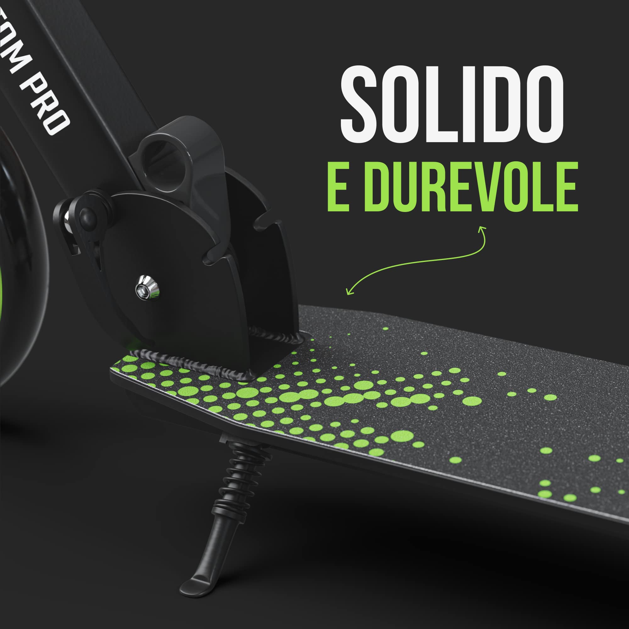 Apollo Monopattino XXL Phantom PRO - Monopattino Pieghevole e con Altezza Regolabile – Monopattino Bambina – Bambino ed Adulti – Monopattino Adulti Pieghevole