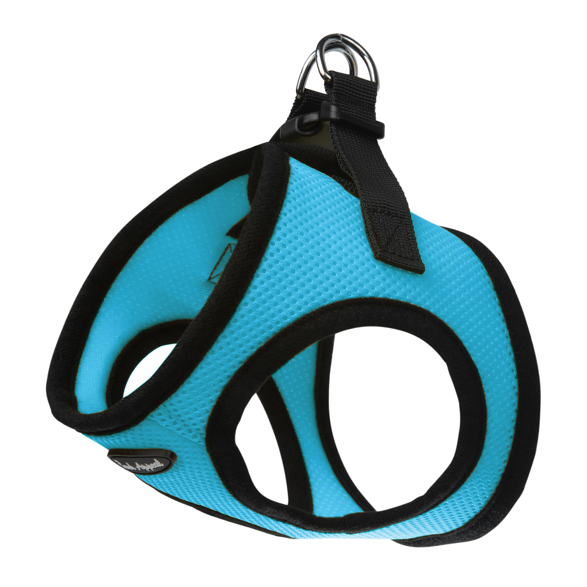 Bark Appeal Aqua Blue Step-in Dog Harness for 2XL to 3XL Sized Pets – Updated Sizing, Re-Measuring is Essential – Soft Vest Harness – Anti-Choke with Adjustable Strap & Heavy Duty Clip – XXXL — image 1