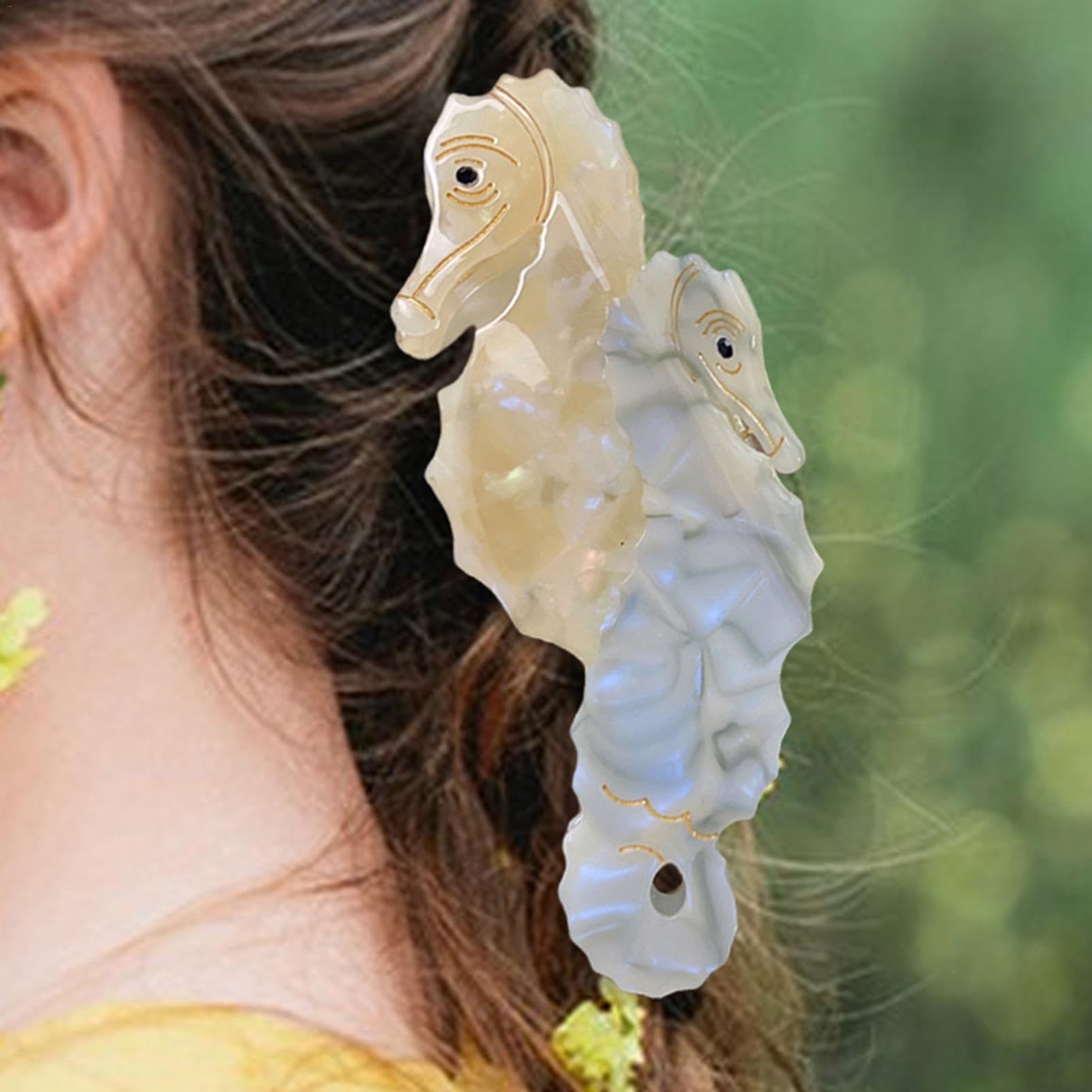 Amazon.co.jp: タツノオトシゴ ヘアクリップ - タツノオトシゴ バンス