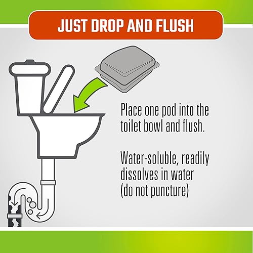 Miniatura 4 de CLR Cápsulas de tratamiento del sistema séptico, sin complicaciones, disolubles y fáciles de enjuagar, formuladas con ingredientes de base