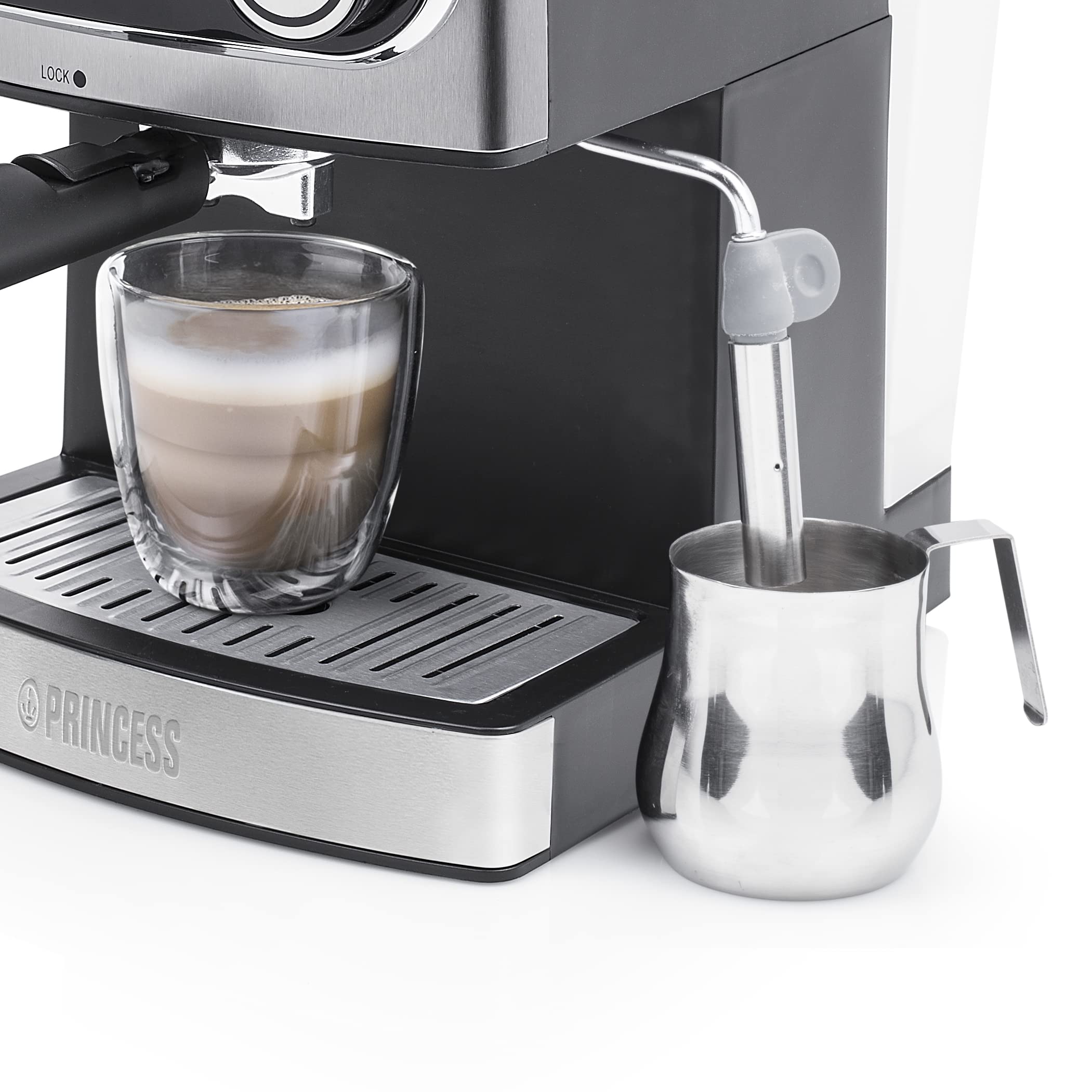 Cafetera Expreso y Cápsulas Princess 249412/ 1100W/ 20 Bares