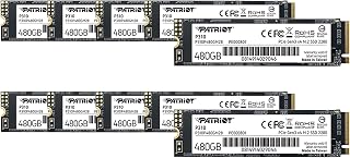 Patriot P310 480GB Internal SSD - NVMe PCIe M.2 Gen3 x 4 - Low-Power Consumption Solid State Drive 10 Pack, Lot of 10- P310P480GM2810