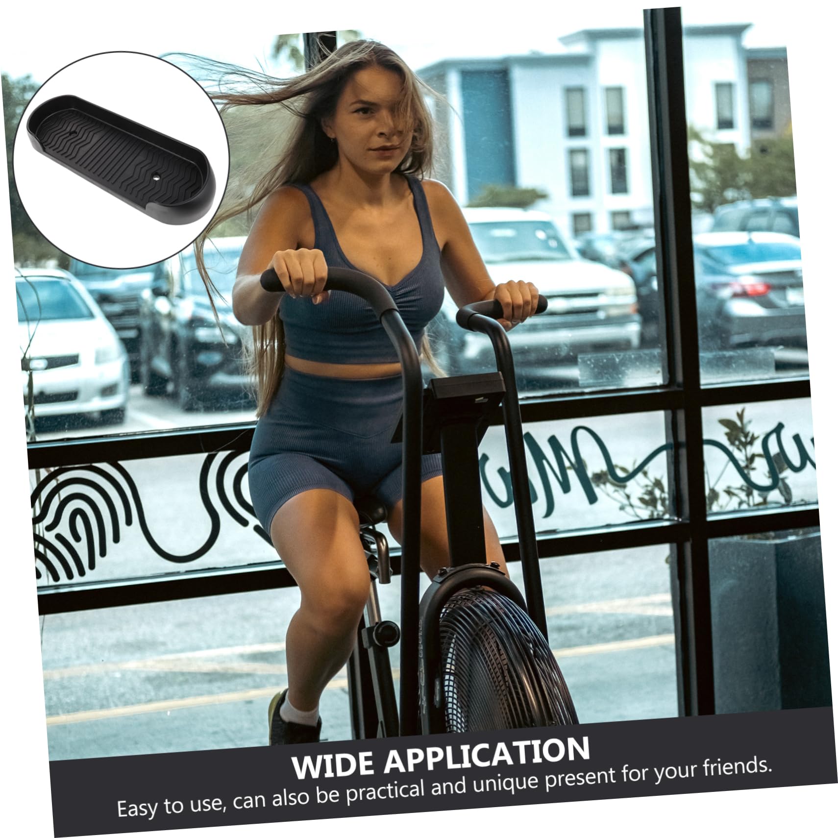 Pédales Rameur Vélo D'Appartement 410mm 305mm 260mm - PP Noir Compatible Elliptique