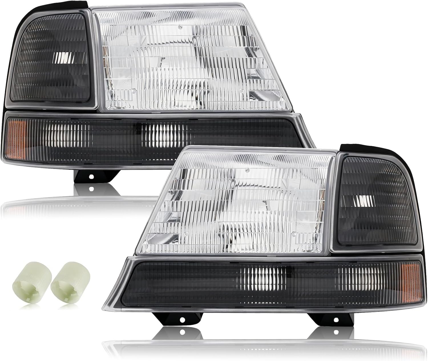 Headlight Assembly Compatible with 1993 1994 1995 1996 1997 Ford Ranger