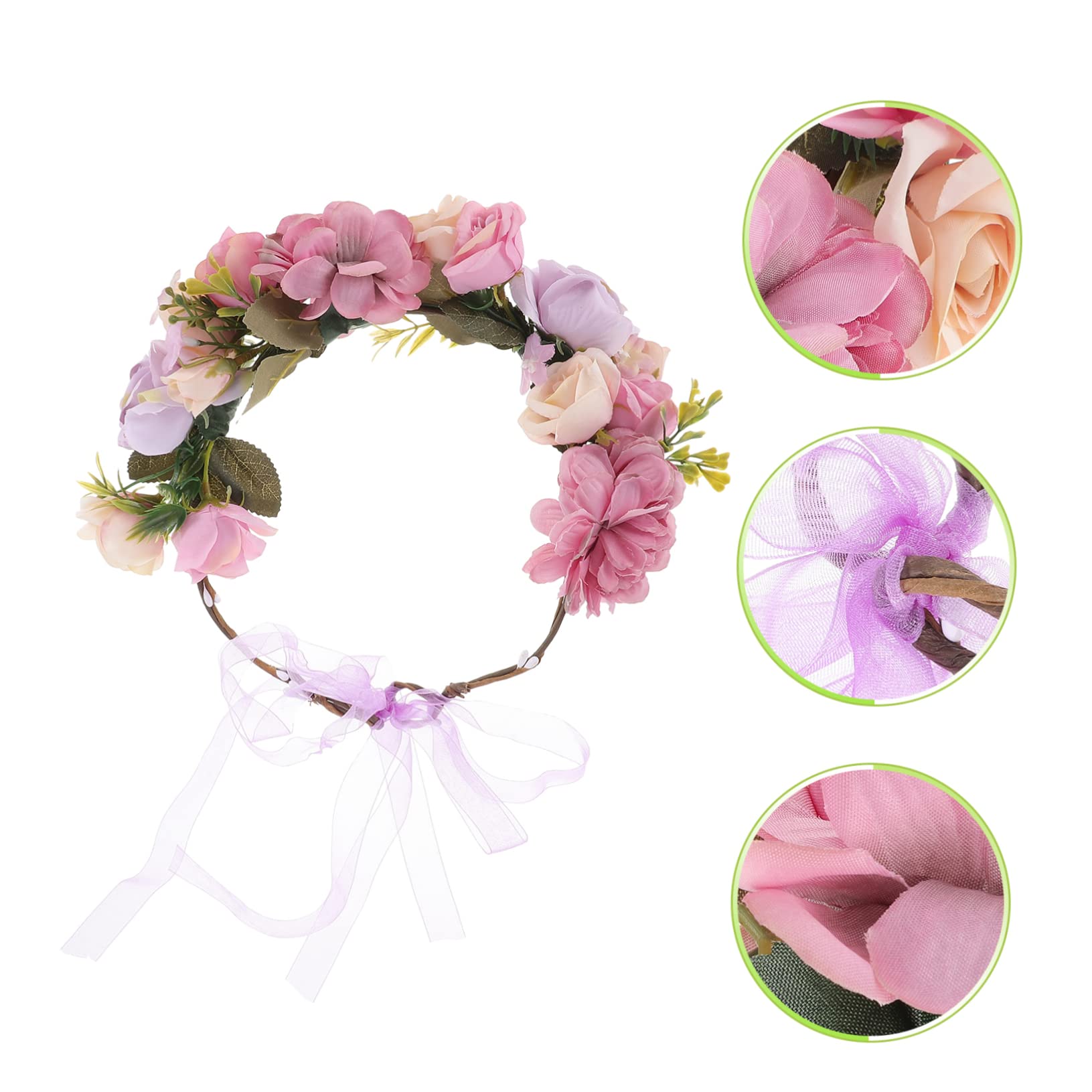 FRCOLOR 5 Stücke Braut Krone Hochzeit Kopfschmuck Stirnband Für Hochzeit Elegante Braut Kranz Stirnband