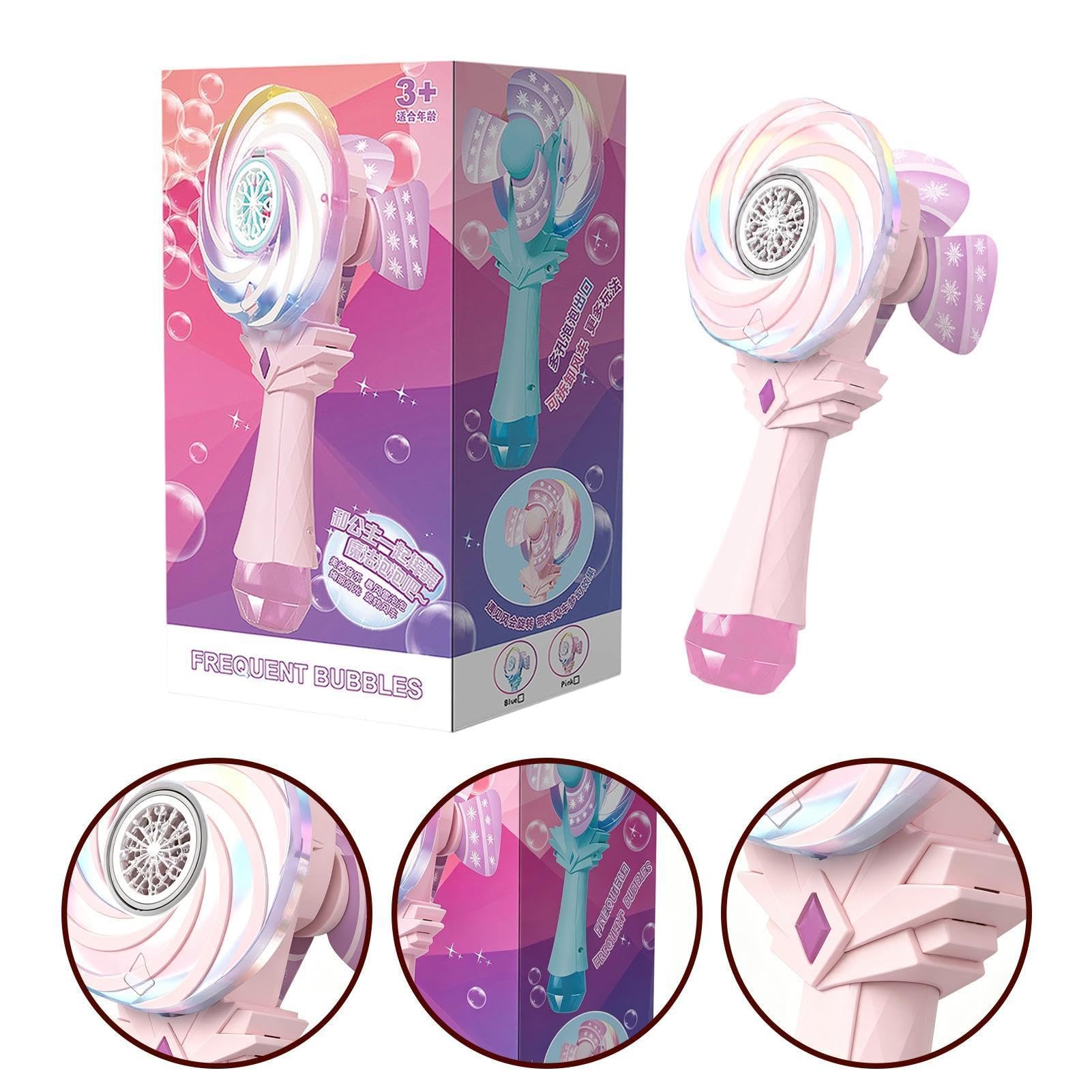 Macchina per bolle di sapone, giocattolo automatico ricaricabile per feste | Macchina elettrica per bolle di sapone per bambini, per attività all'aperto, scuola, giardino, piscina, feste di compleanno