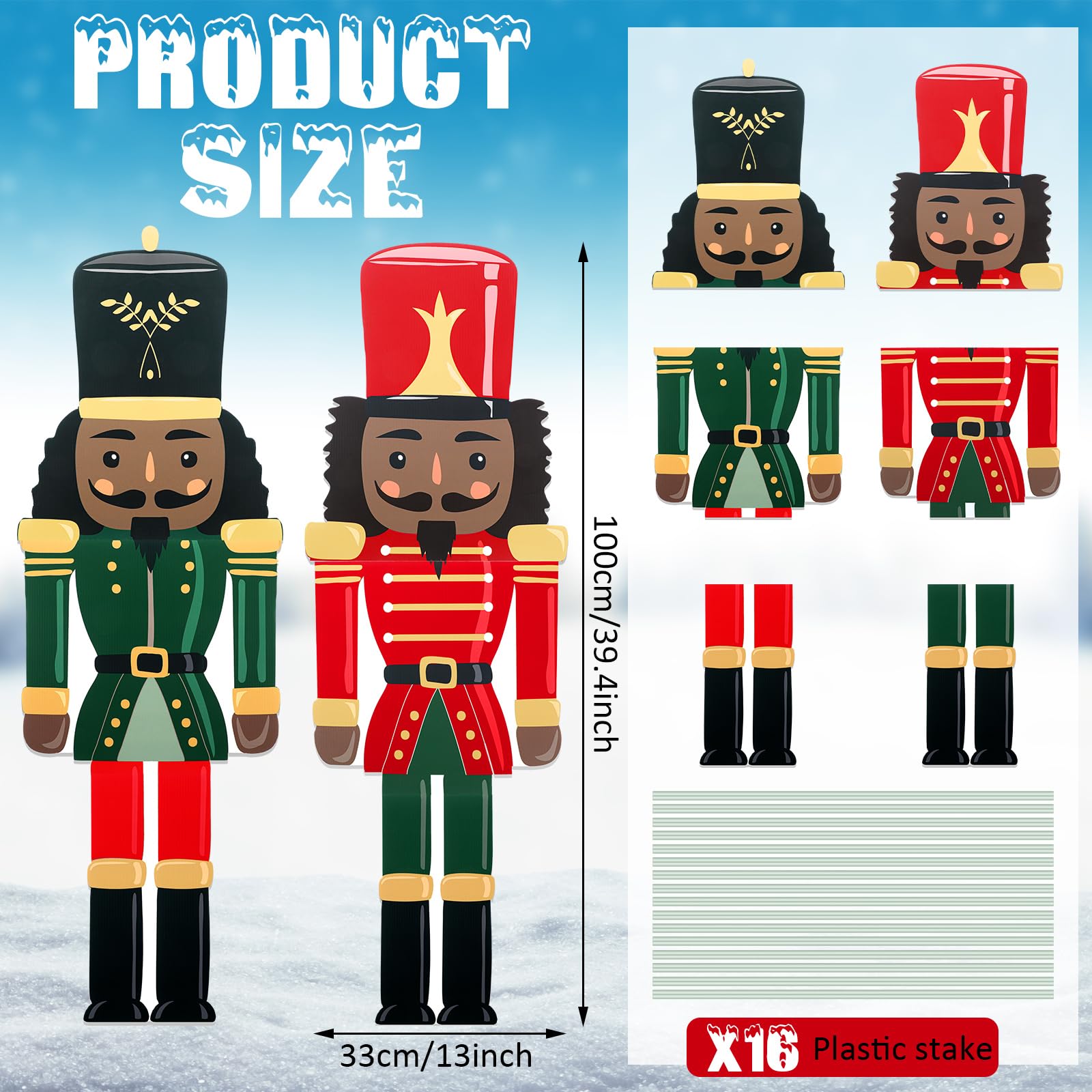 Amazon.com : Hiboom 2 Pcs Large Christmas Black Nutcracker Yard Sign African American Nutcracker Outdoor Yard Decor Christmas Nutcracker Decorations for Christmas Party Supplies, 13 x 39.4 Inch (Cute) : Patio, Lawn & Garden amazon-com-hiboom-2-pcs-large-christmas-black-nutcracker-yard-sign-african-american-nutcracker-outdoor-yard-decor-christmas-nutcracker-decorations-for-christmas-party-supplies-13-x-39-4-inch-cute-patio-lawn-garden