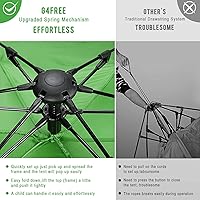 Vista 4 de G4Free Tienda de campaña de playa fácil de instalar de lujo, XL, refugio solar desplegable para 3-4 personas con protección UPF 50+ sombra de playa