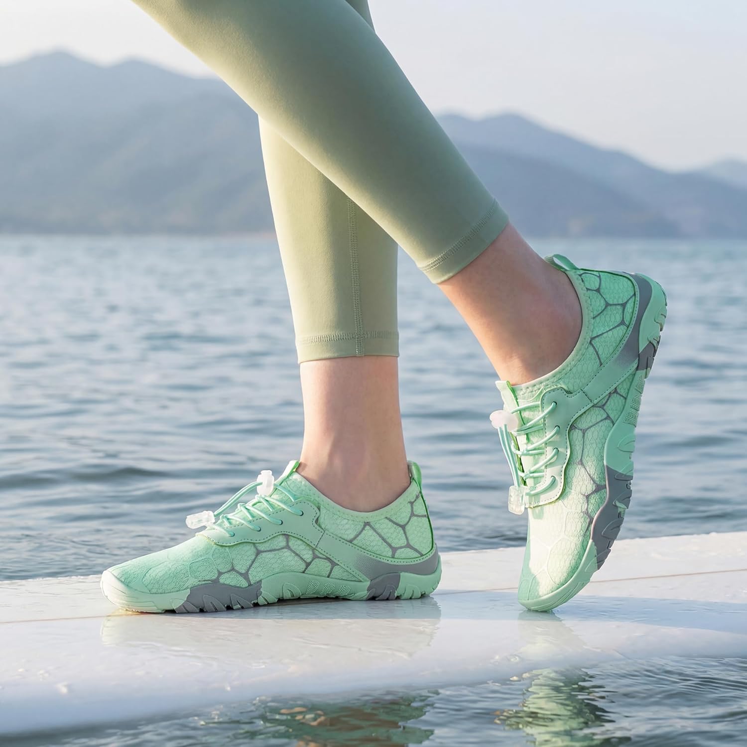 Stelle Water Shoes for Women Men Adult Lightweight Quick-Dry Barefoot Aqua Shoes for Beach Swim Kayaking River Lake Surfing