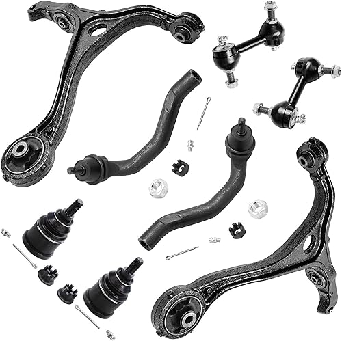 Miniatura 89 de Detroit Axle - Kit de suspensión delantera de 8 piezas para Toyota Sienna 2004-2010, brazos de control inferiores con rótulas interiores exteriores