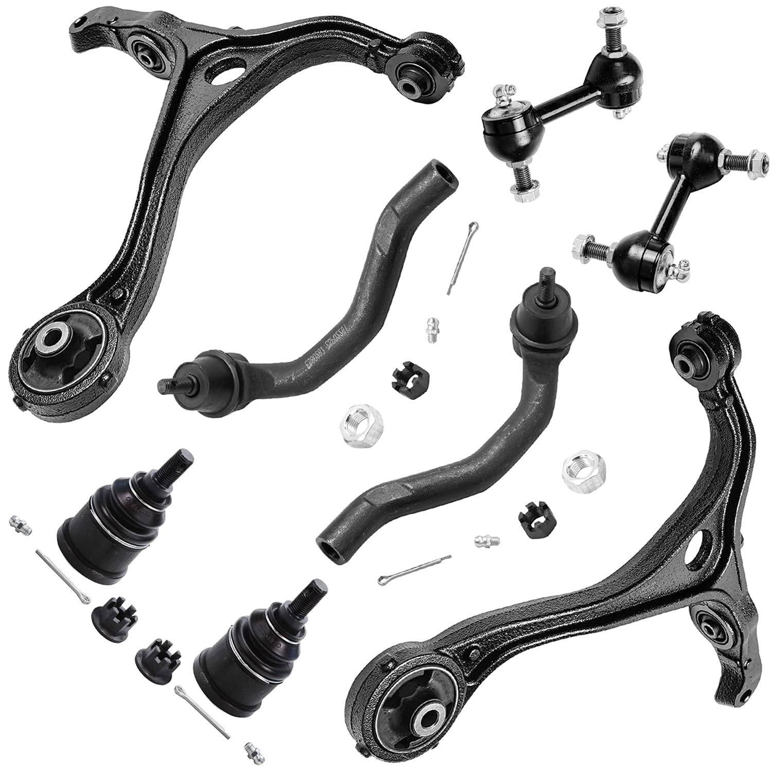 Detroit Axle - Front End 8pc Suspension Kit for 2003-2007 Honda Accord