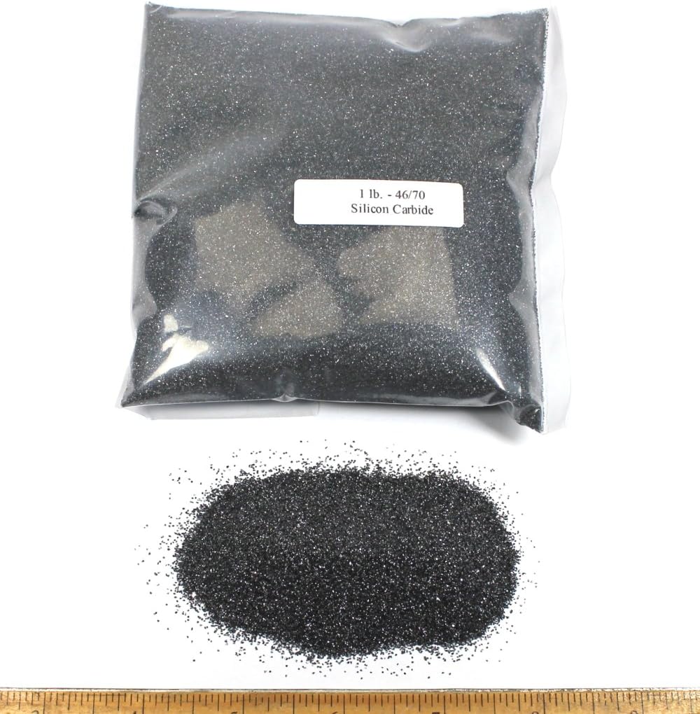 46-70 Silicon Carbide Grit: 5lbs