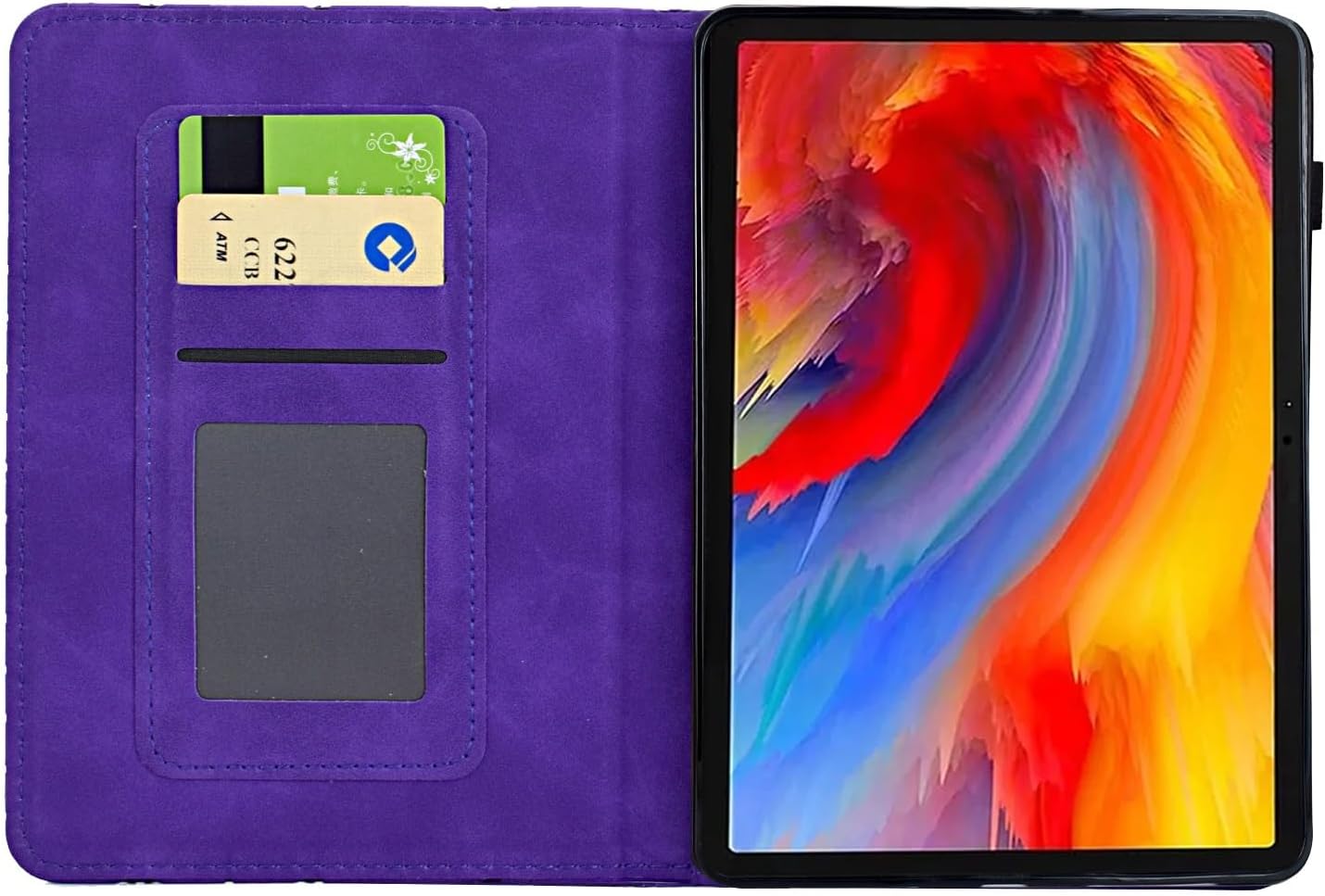 Tablet Case Compatible with Kindle Paperwhite 2021 (11th Generation) 6.8 Inch and Auto Sleep Function, Slim Leather Premium Folio Stand Multi-Viewing Angle(Mor) image 4