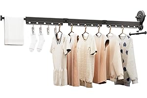 Suction Cup Clothes Drying Rack:Space-Saving Laundry Solution