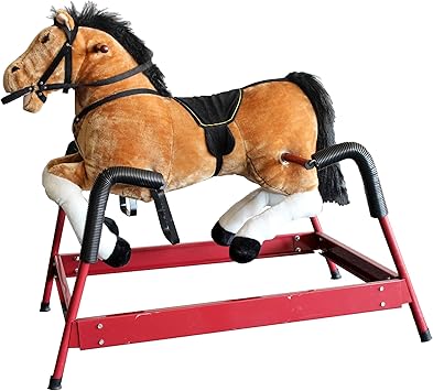 Ponyland Spring Horse with Sound, Brown