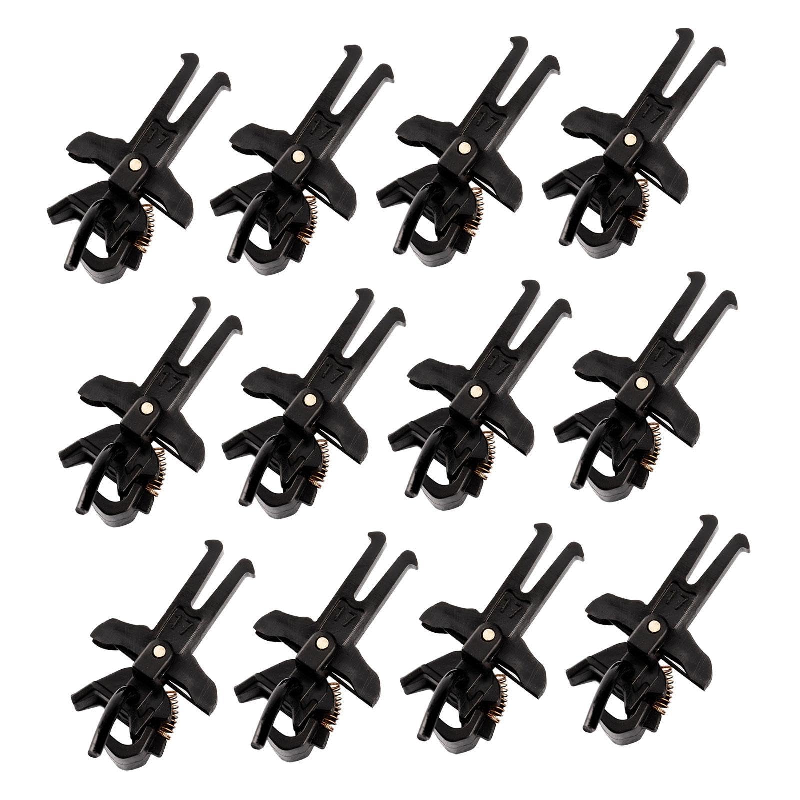UGPLM 12 Pieces Train Coupler Hook Train Accessory, Portable Multipurpose Hobby Train Coupler for 1/87 Scale DIY Accessory, M