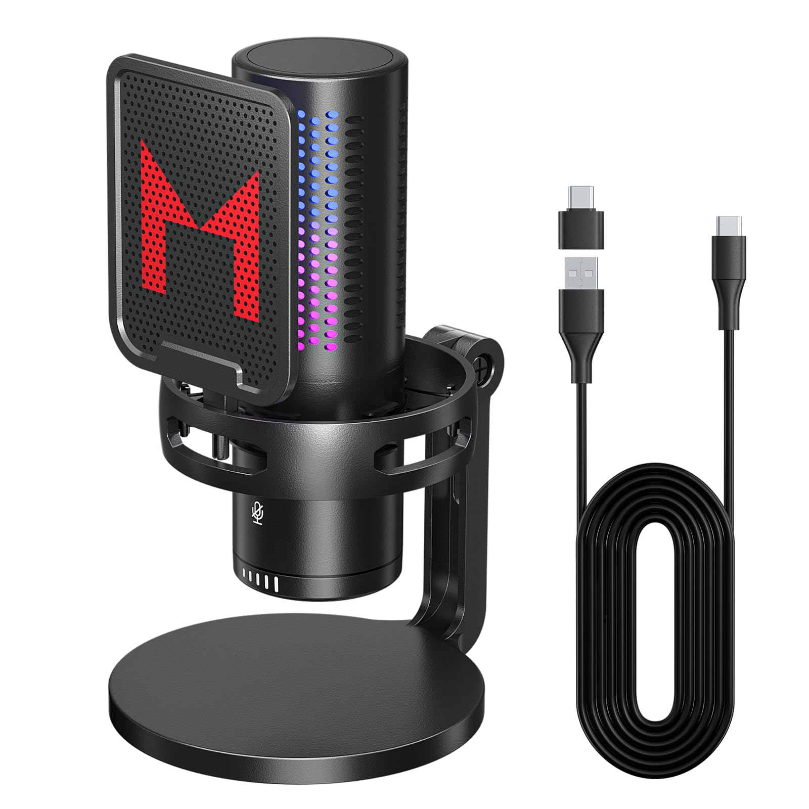 Amazon.co.jp: Mankiw ゲーミングコンデンサーマイク USB接続