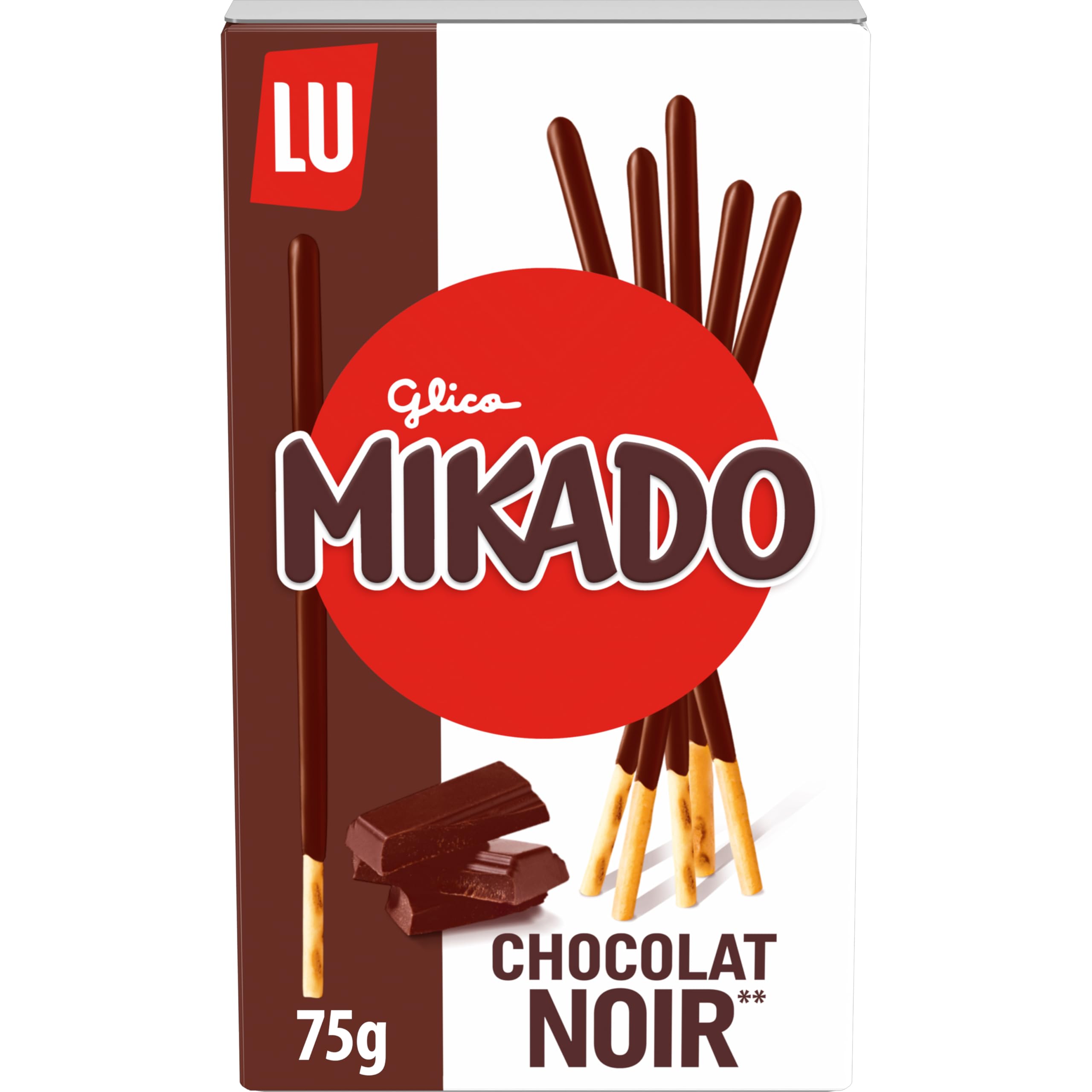 Mikado - Palitos De Galleta Chocolate Negro